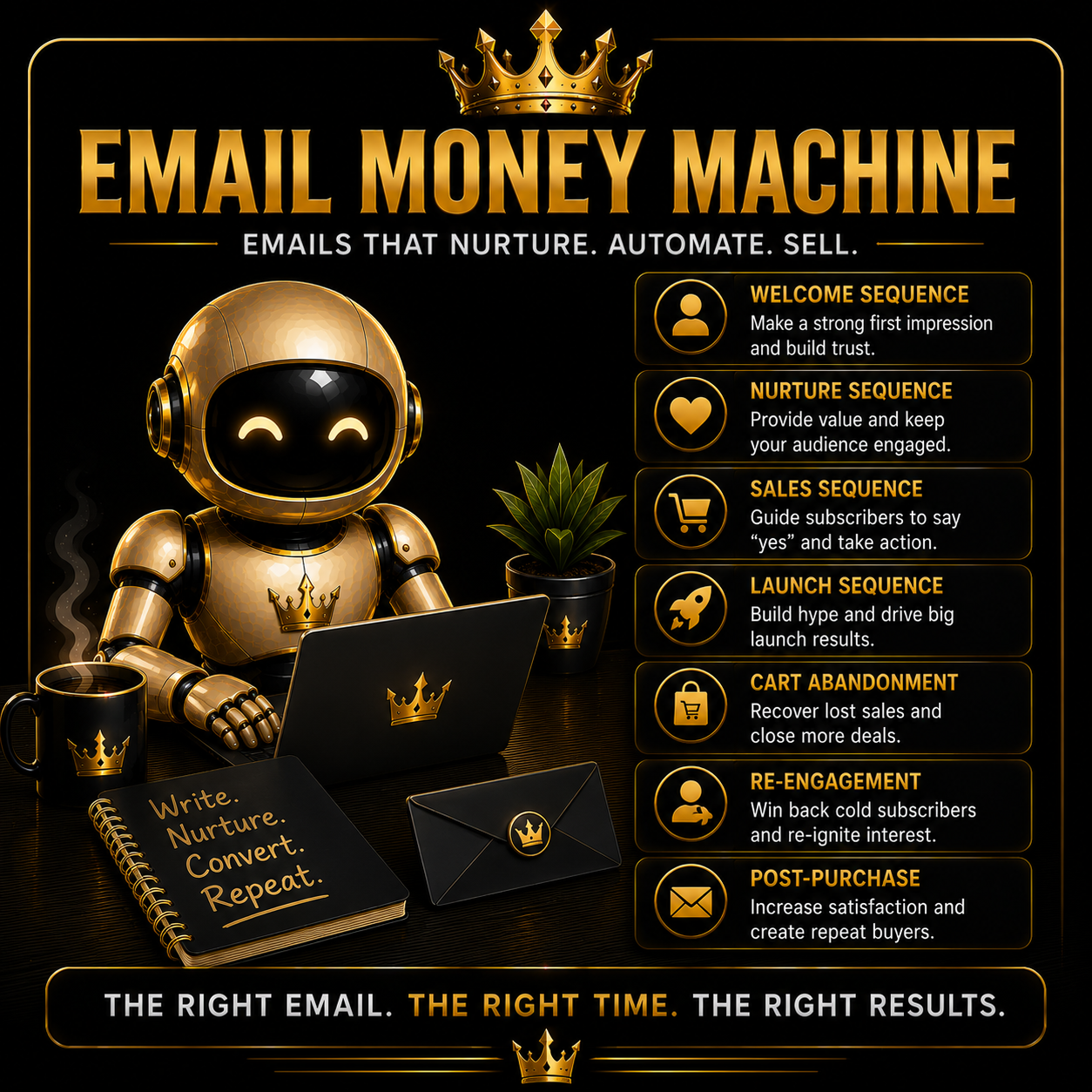 The Email Money Machine — Ethical email marketing that sells