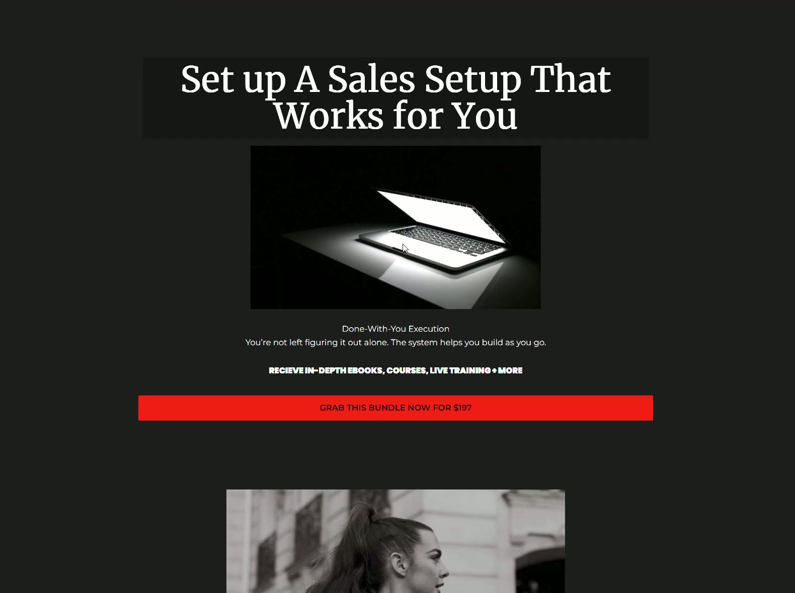 Sales Page Funnel Template preview — a ready-made Systeme.io funnel